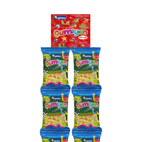 Gumiyan Gusanitos (60 g) (16 Tiras)
